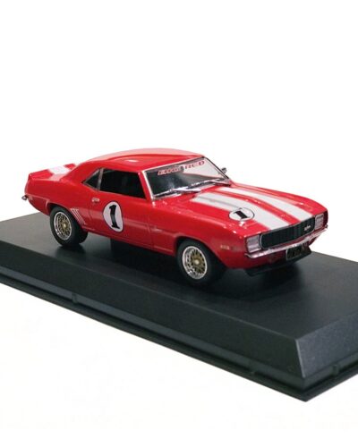 Big Red Camaro Diecast Car Front-Top View