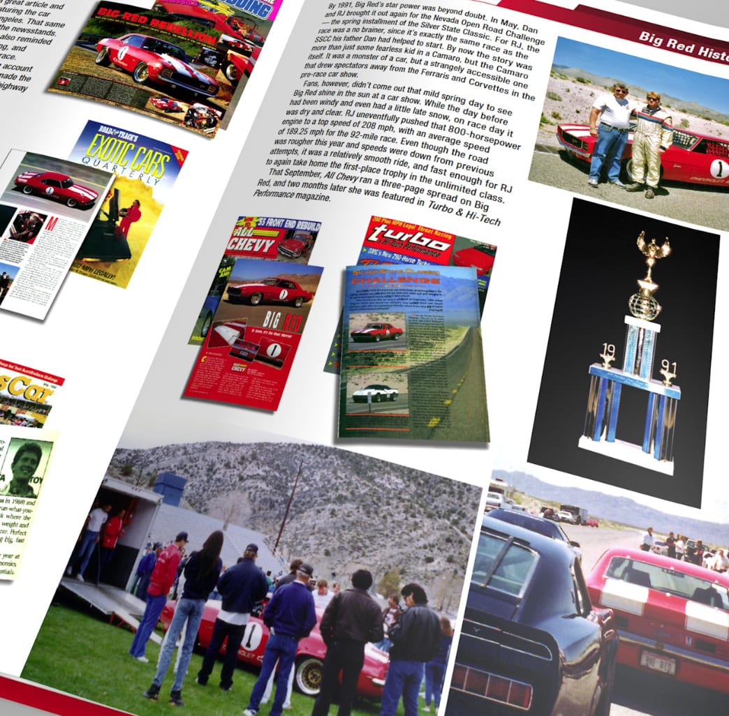 Big Red Camaro Build Book Example Page