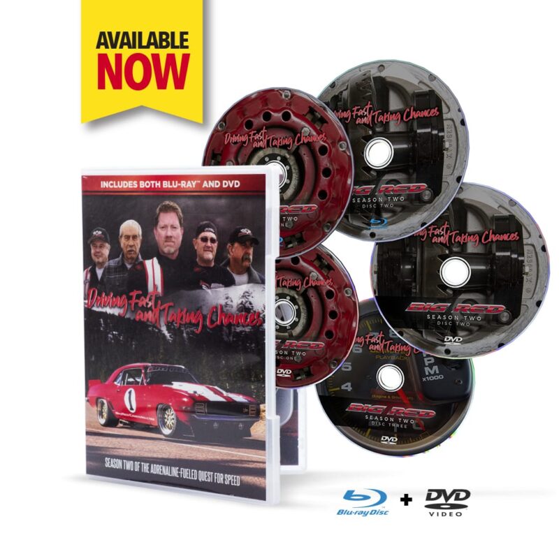 Now Available - Big Red Camaro - Driving Fast and Taking Chances DVD Set